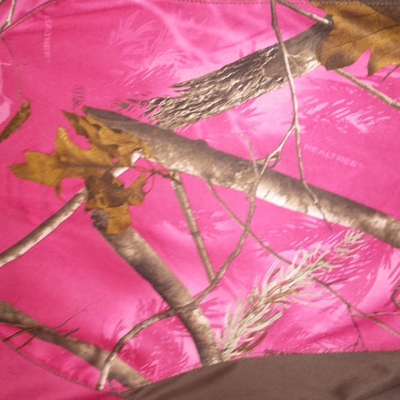 Real tree woman's size M with AP Dri-more tech pullover shirt - Picture 10 of 12